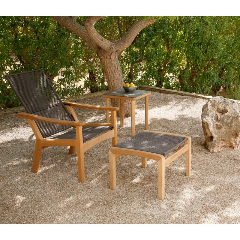 Monterey Outdoor Side Table, Black