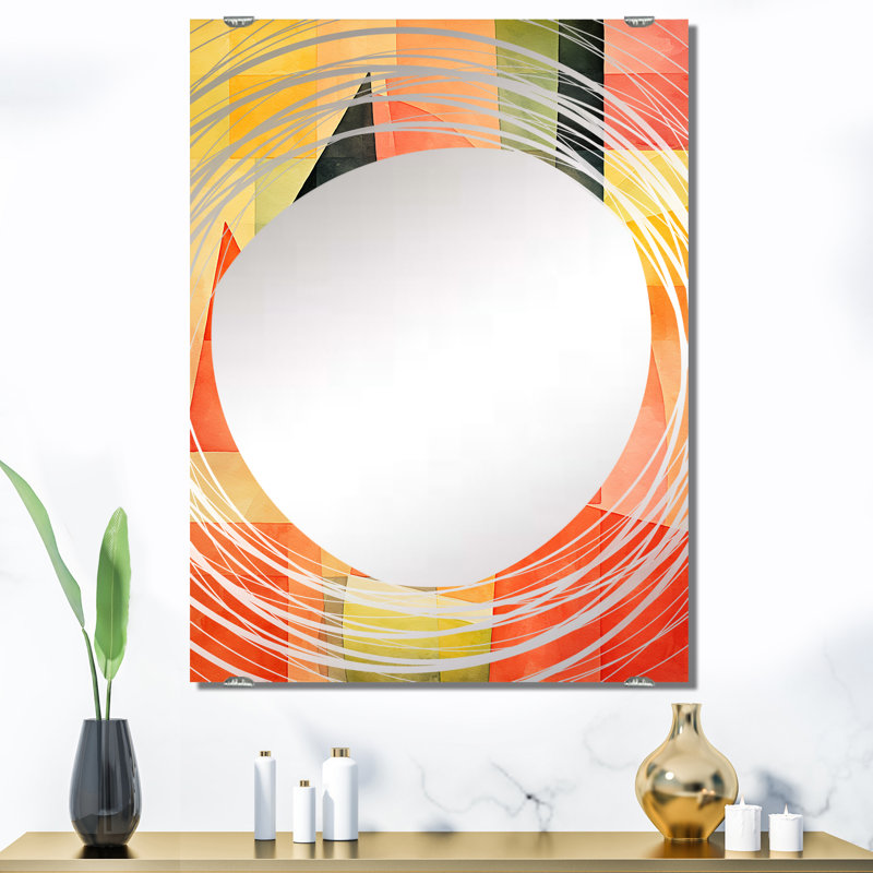Miroir mural Benedetti - Melon MIR135281, 40 po x 30 po