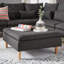 Chaise longue à accoudoirs carrés Poyner-768407872
