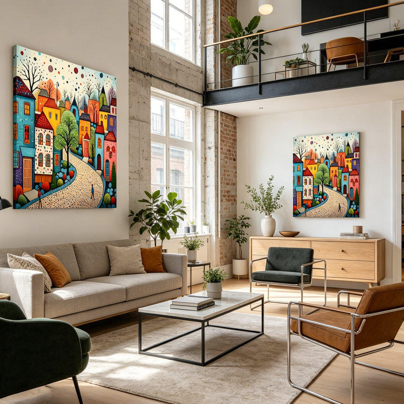 Floater Frame Print Set on Canvas