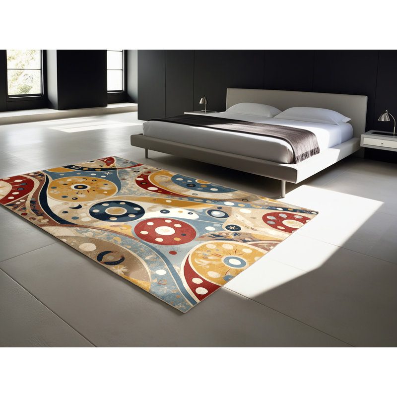 Dynamic Line Rug, Square 8'