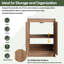 Meuble-lavabo simple 24 po avec plateau en résine