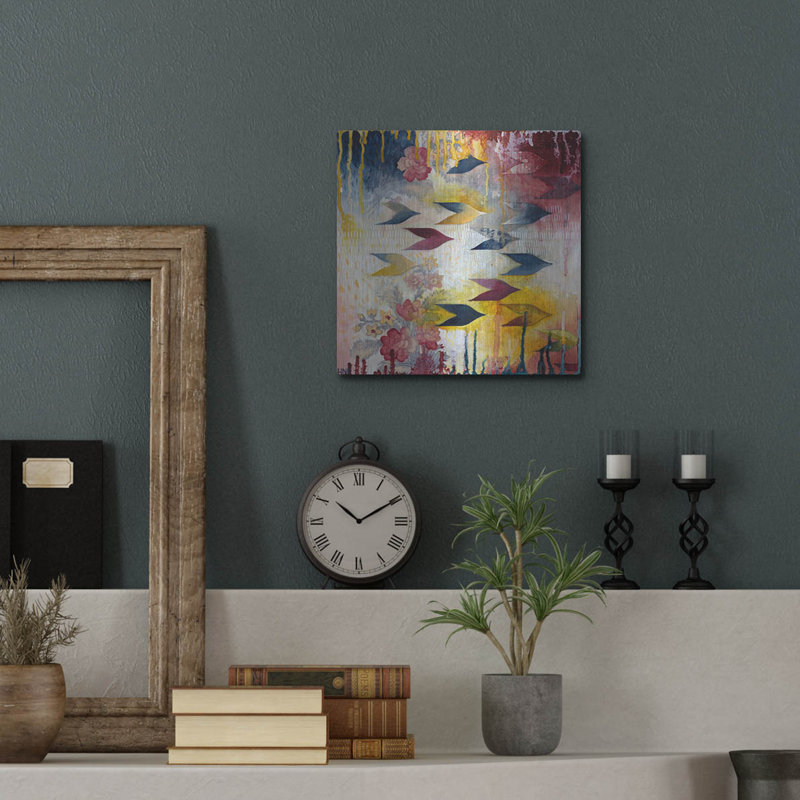 «Orpheus» par Heather Noel Robinson, art mural en métal, 12 po x 12 po, H 12 po x l 12 po