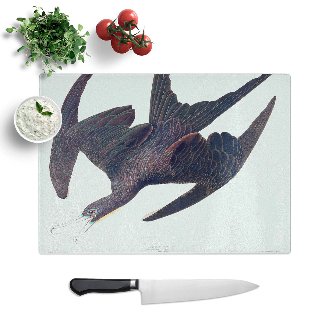 Glass Frigate Pelican by John James Audubon Chopping Board