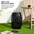 Loiret Accent Stool or Garden Stool with Solar Powered Light-919549290