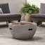 Modern Round Propane Fire Pit
