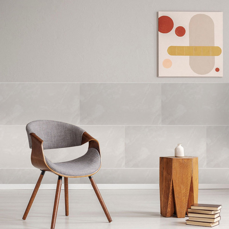 Clayson 5.1 cm x 47 cm Peel and Stick Faux Brick (10-pack), Marble Biege