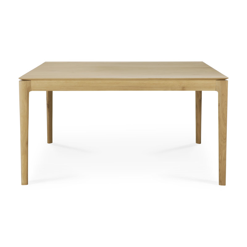 Bok Square Solid Oak Dining Table, Oak, 57.5" x 57.5"