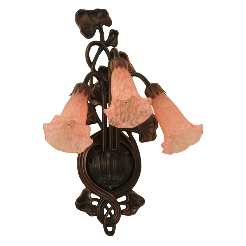Armed Sconce, Pink
