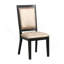 Ensemble de chaises de salle à manger 2 pièces Contemporary Espresso