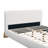 Elegant Boucle Upholstered Bed-1213127602