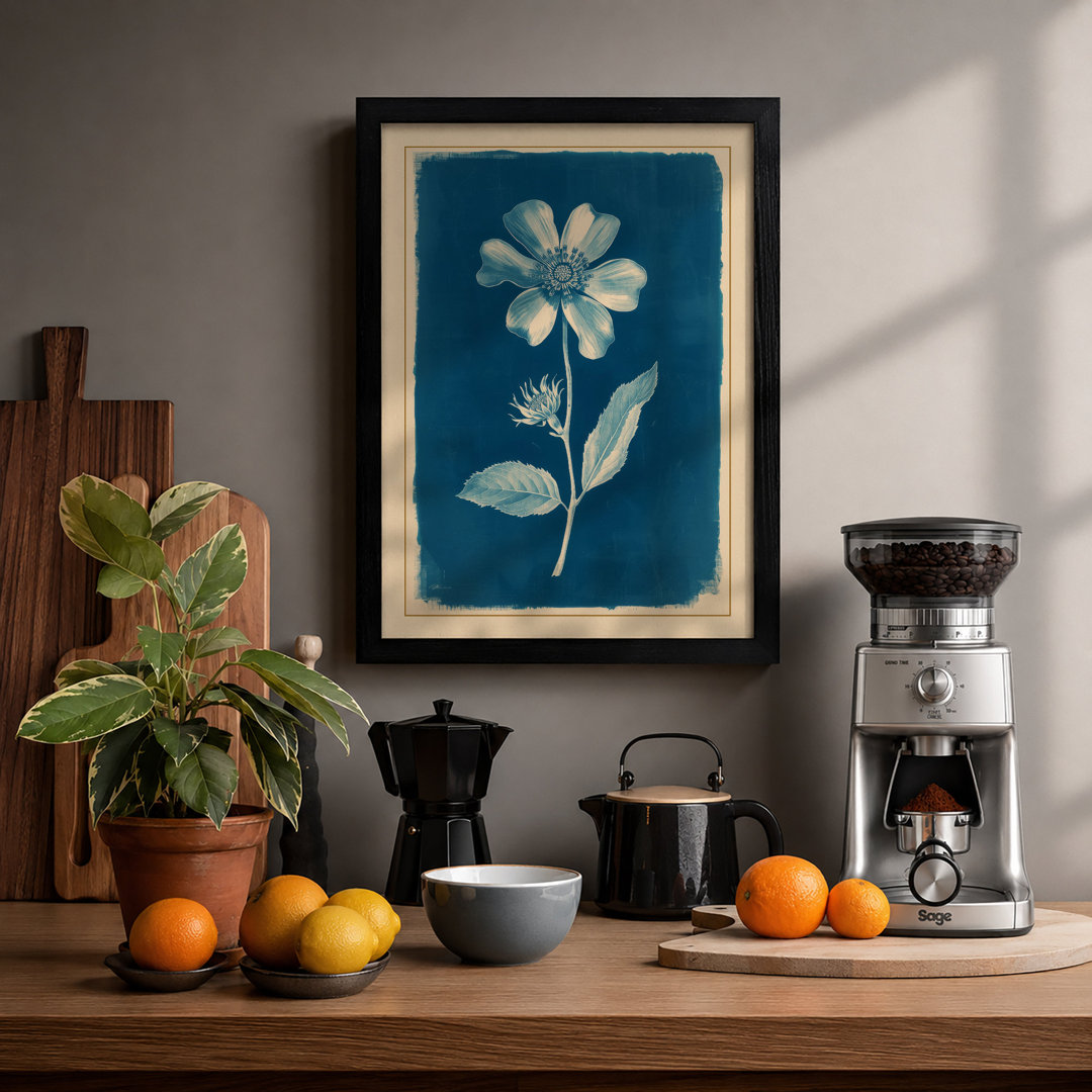 Delicate Bloom Botanical - Framed Print