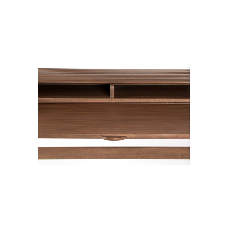 Barbier Solid Wood Writing Desk, Brown