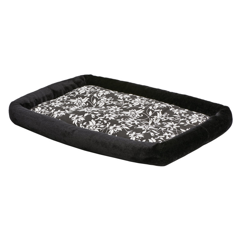 Lit pour chien avec traversin QuietTime Couture de MidWest Homes for Pets, l 49,25 po x P 32,75 po x H 5 po