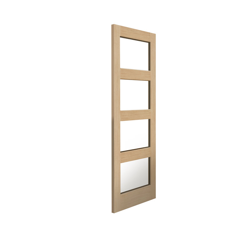 Snowdon Oak Internal Door Unfinished, 204cm H x 82.6cm W x 4cm D