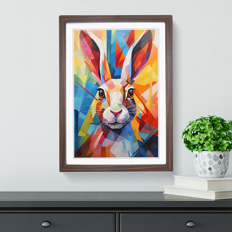 Hare Abstract No.2 - Framed Print