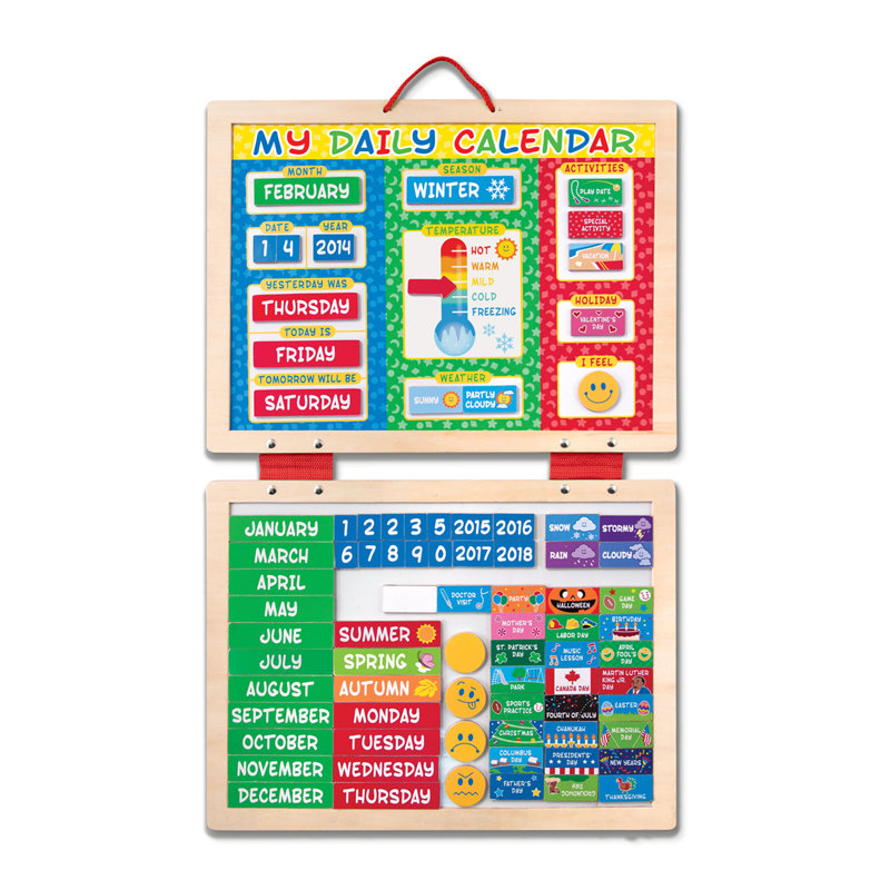 Calendrier magnétique quotidien