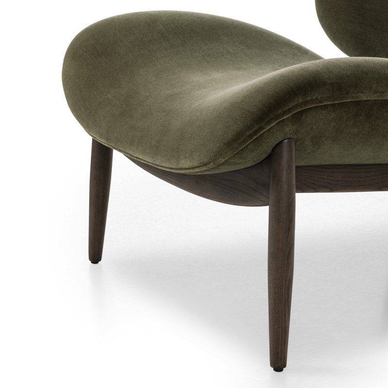 Celine Side Chair, Sienna Brown, Monte Olive Wool