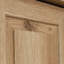 Armoire de rangement, finition brune