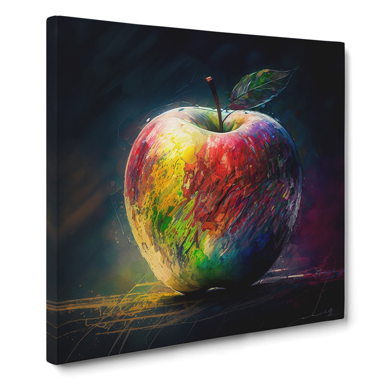 Apple Post-Impressionism - No Frame Print, 50cm H x 50cm W x 3cm D