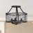 Elk 3-Light 14" Caged Farmhouse Semi Flush Mount