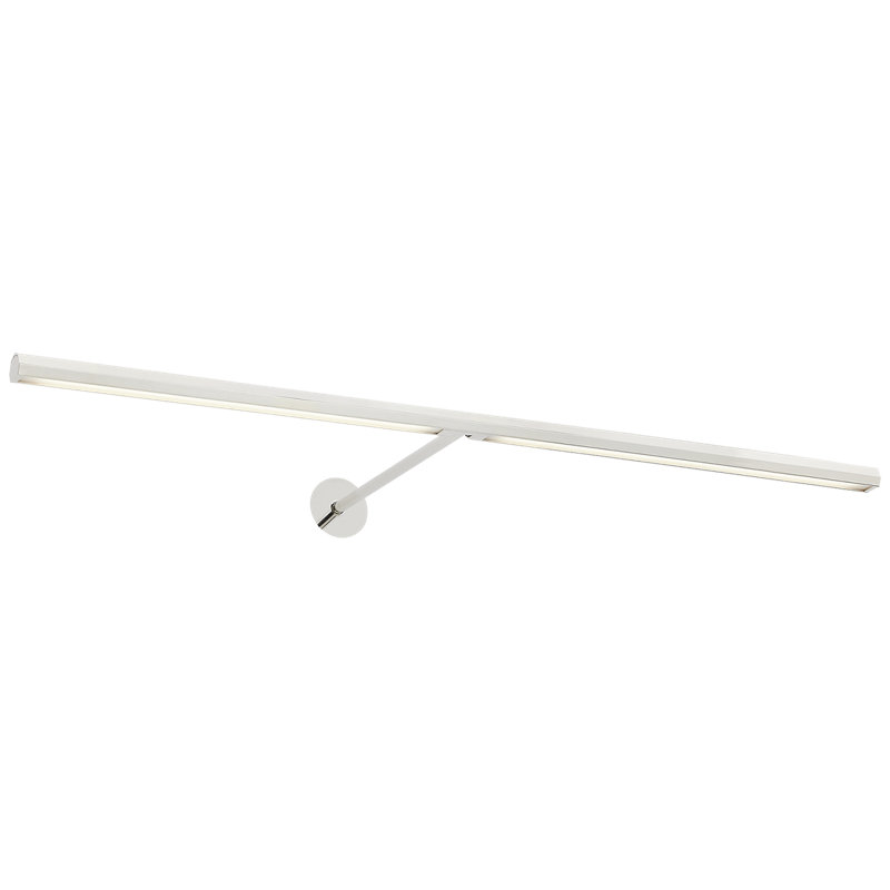 Plural Dimmable LED Wall Mounted Picture Light, Polished Nickel