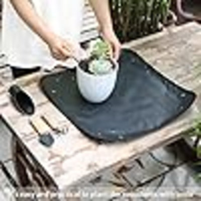 5 pièces de plantes grasses, mini outils de jardin, tapis de rempotage pour plantes, accessoires de jardinage pour plantes grasses, sol de plantes grasses, etc., cadeaux pour le jardinage (sans pot de fleurs)
