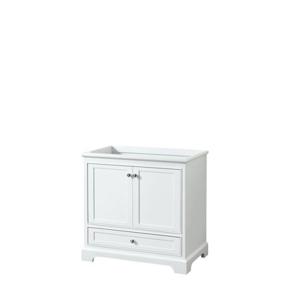 Base de meuble-lavabo de salle de bain simple 35" seulement Deborah