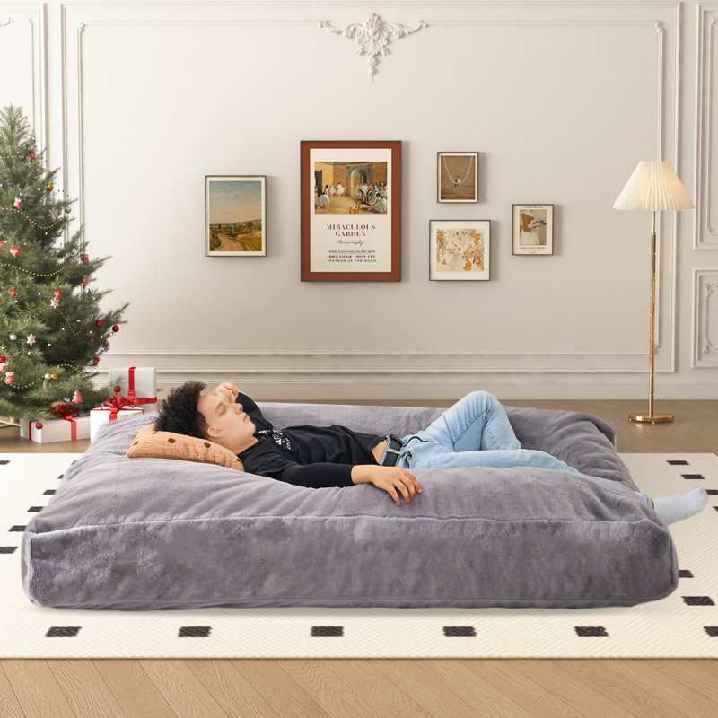 Fauteuil-sac géant pour adultes, Gris