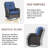 Carolina 4-Person Square Outdoor Conversation Set With Loveseat And Swivel Glide Chair-110986089