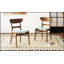 Ensemble de chaises de salle à manger en tissu confortable avec structure en bois stable pour les petits espaces et un assemblage facile-2058946236-2058946240