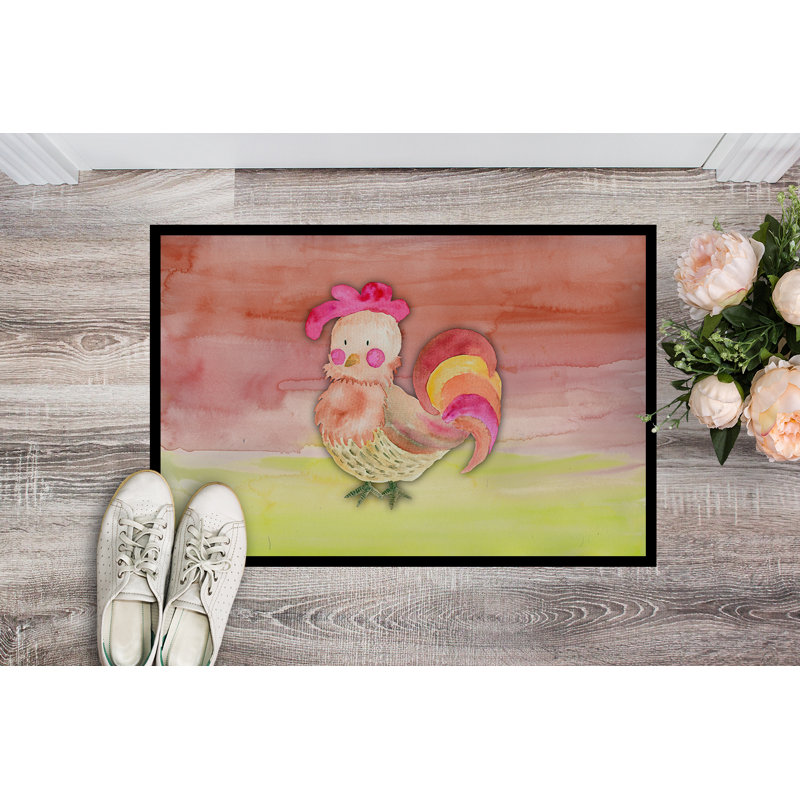 Billie Non-Slip Outdoor Doormat, 0.2" H x 36" W x 24" D
