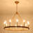 Hendon 12 - Light Dimmable Kitchen Island Wagon Wheel Chandelier-93646027-118944759