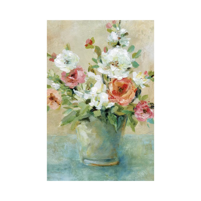 Sun Drenched Bouquet by Carol Robinson - Painting on Canvas, Wrapped Canvas, 66.04 cm H x 45.72 cm W x 1.91 cm D