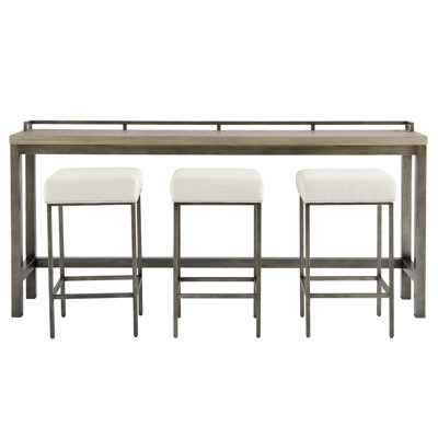 Mitchell 82" Console Table and Stool Set
