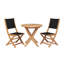 Stella Teak 3 Piece Bistro Set-586416375