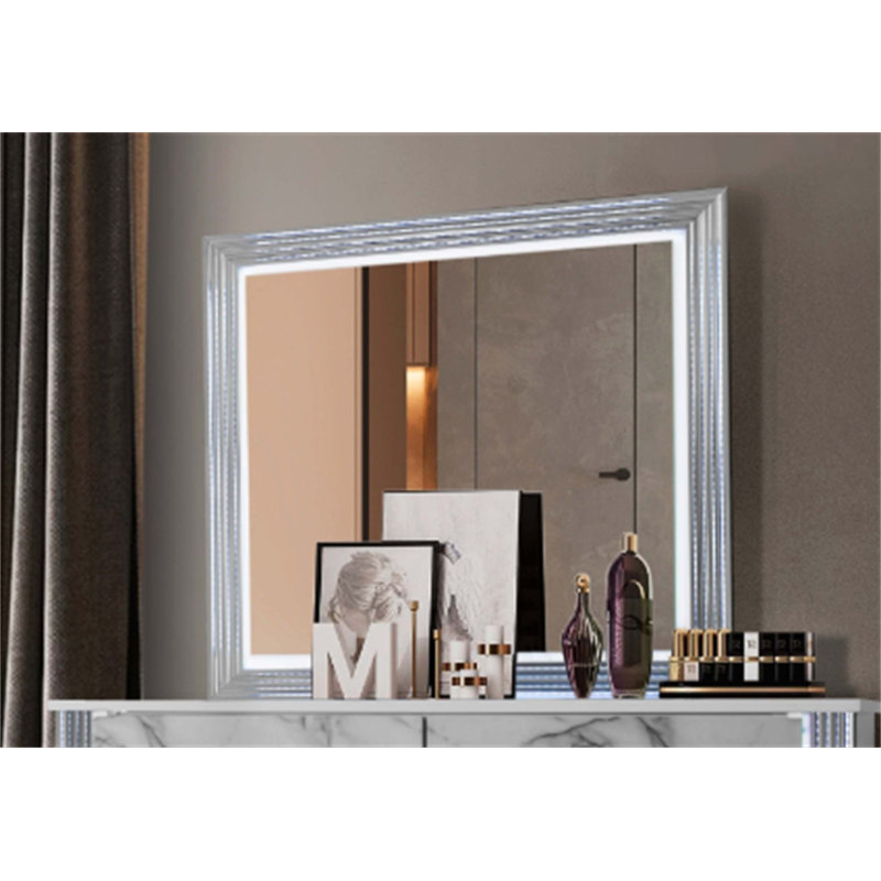 MOON MARBLE MIRROR WITH LED