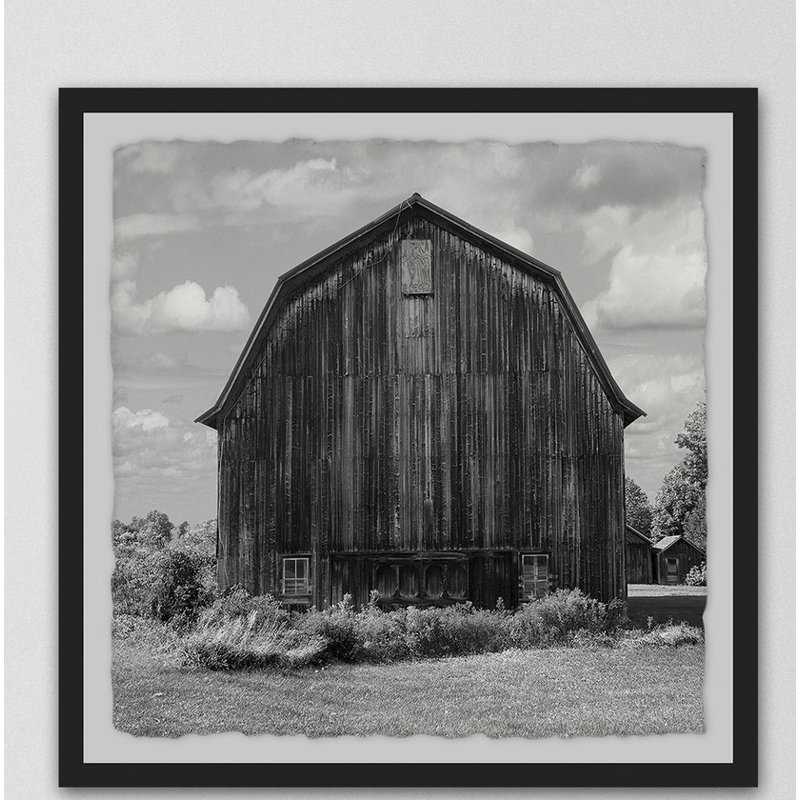 Pièce d'histoire - Reproduction de photo avec cadre photo, H 12 po x l 12 po x P 3,5 po