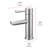 Mia Single-Hole Single-handle Bathroom Faucet-95236188