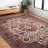Oriental Sand/Red/Blue Area Rug-10530220
