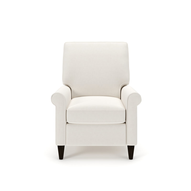 Molly Upholstered Pushback Recliner, Lena Off White