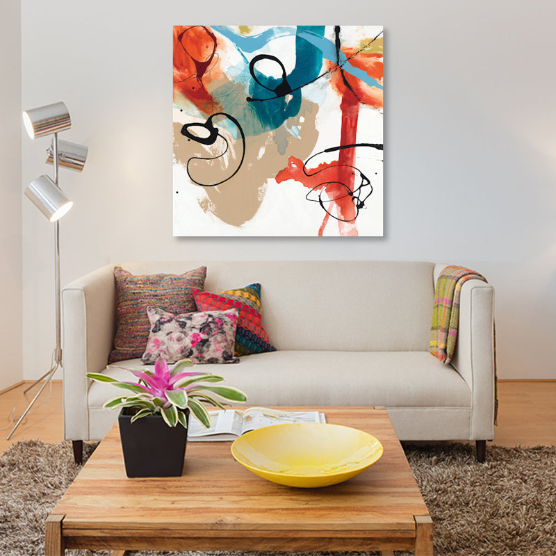 «Fabricate I», reproduction sur toile, H 18 po x l 18 po x p 1,5 po, Toile tendue, Pas de tapis