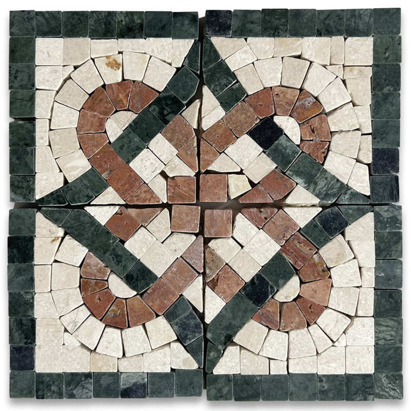 3" x 3" Marble Mosaic Wall & Floor Tile