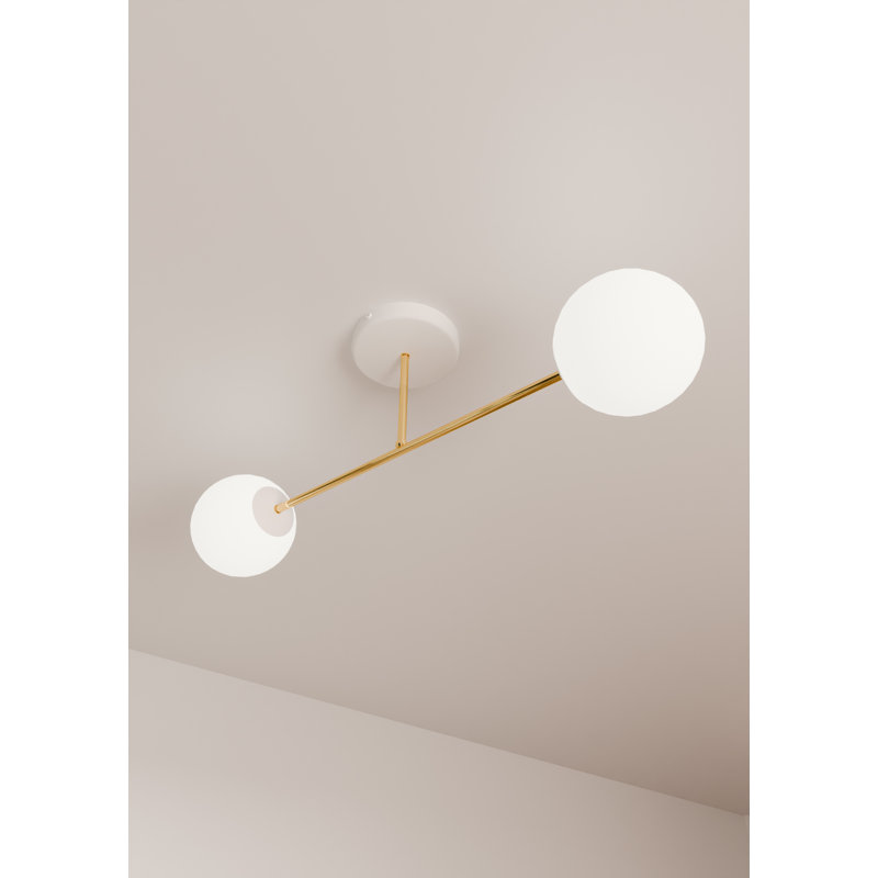 Wittrock 2 - Light Chandelier, White, White