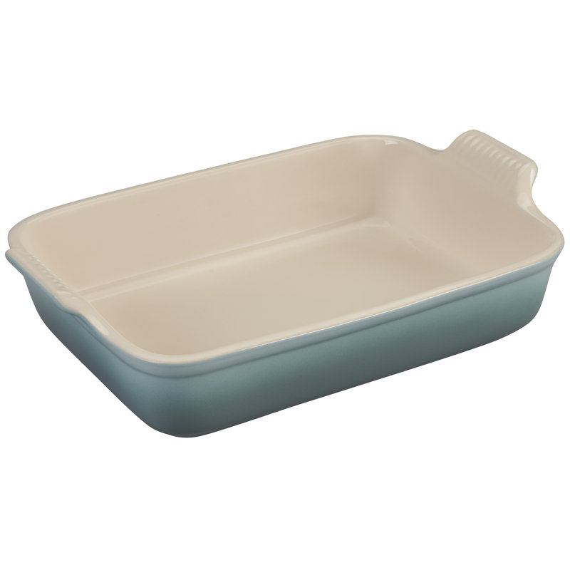 Le Creuset Stoneware Heritage Rectangular Dish, Cerise, 4 qt.