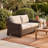 Manhattan Rustic Wicker Rattan Sofa