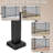 2-Pack Galvanized Steel Matte Black Deck Balusters-105374108