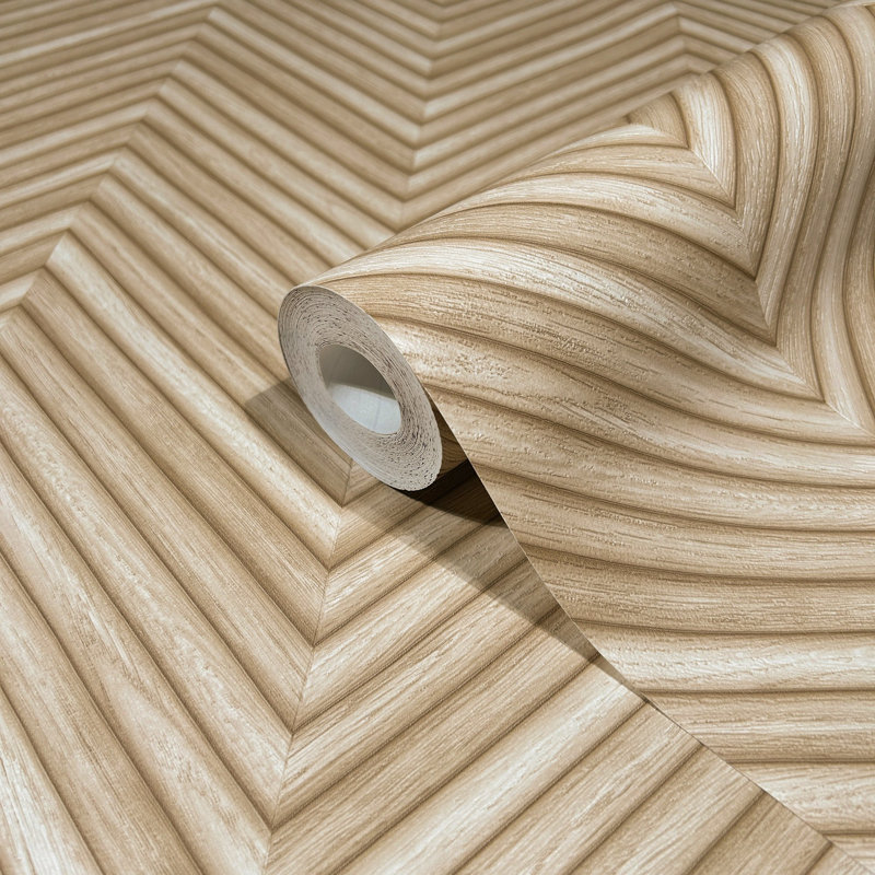 33cmm x 33cm Matte Wallpaper Roll, Beige