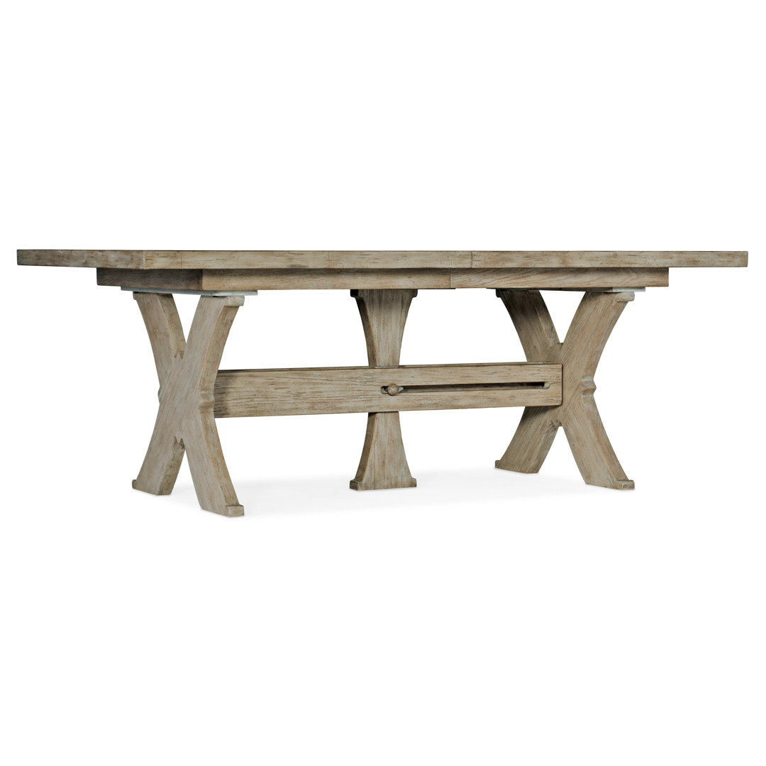 Alfresco Extendable Oak Dining Table Hooker Furniture