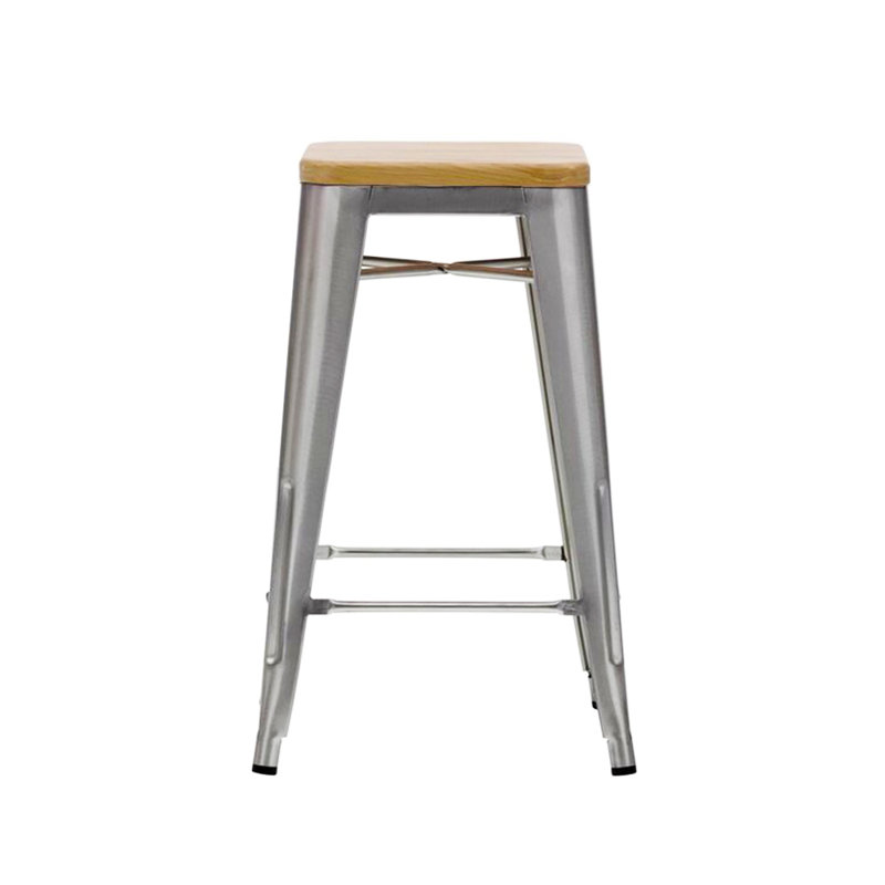 Tabouret avec siège en bois 26 po